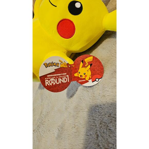 Pokemon 14 inch Pikachu Stuffed Animal Toy Factory, NEW - Picture 5 of 6